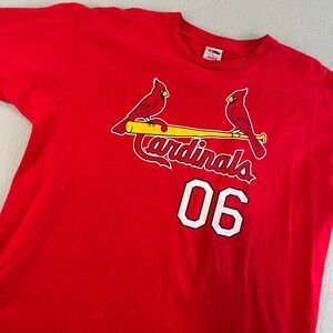 St‎ Louis Cardinals 2006 World Series Champions Red T Shirt Size XL